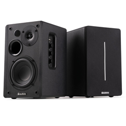 AUDIZIO KS01B BLACK Ενεργό σετ ηχείων Βιβλιοθήκης 120 Watt, Bluetooth, USB, Opt, IRC (ζεύγος) 100.387