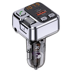 KAKUSIGA KSC-1062 Car FM Transmitter, Φορτιστής με δυο εξοδους USB-A QC3.0 & USB-C PD3.0 45W και Bluetooth 5.1 