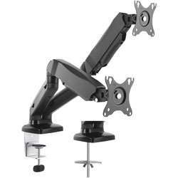 BRATECK LDT13-C024 Επιτραπέζια Βάση στήριξης για 2x Monitor 17" - 32" 