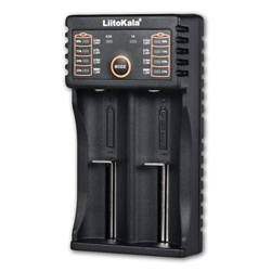 LiitoKala Lii-202 Φορτιστής 2x μπαταριών Ni-Cd / Ni-MH, Li-Ion Li-Ion μέσω USB
