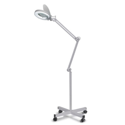 BYN-6025-8-5 Μεγάλος Μεγεθυντικός φακός LED με τροχήλατη βάση (Zoom x 5)