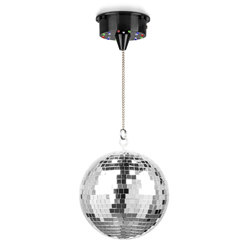 FuZZIX MB20ML Mirror Disco ball - Ντισκομπάλα 20cm (8") με μοτέρ με μπαταρίες και RGBW LEDs 151.334
