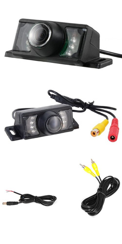 MDC-202 Έγχρωμη κάμερα οπισθοπορείας με LED και αντικατοπτρισμό