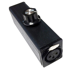 METRO A-116 Αντάπτορας Ρυθμιστής έντασης (εξασθενητής) XLR 3P Αρσενικό σε XLR 3P θηλυκό