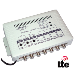 MISTRAL 4x112 5G Ενισχυτής κεντρικής κεραίας FM/ VHF - 2x UHF με 4 εξόδους και φίλτρο LTE 5G (0239)
