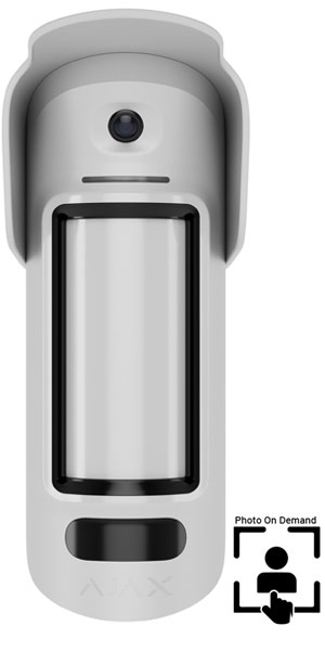 AJAX MotionCam Outdoor HighMount (PhOD) Ασύρματος Εξωτερικός Ανιχνευτής PIR & Antimasking Υψηλής Τοποθέτησης 2~4m με Κάμερα Επιβεβαίωσης
