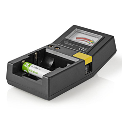 NEDIS BATE110 Tester μπαταριών τύπου AAA, AA, C, D, 9V και Button Cell