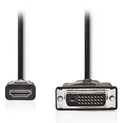 NEDIS CCGP34800BK30 Καλώδιο HDMI αρσ. - DVI-D Dual 24+Pin αρσ. 3m