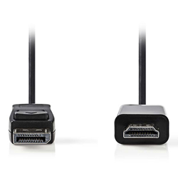 NEDIS CCGL37100BK20 Καλώδιο DisplayPort αρσ. - HDMI αρσ. 2m 