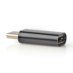 NEDIS CCGP60910BK Αντάπτορας USB 2.0 type-C αρσ. σε micro USB B θηλ.