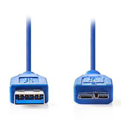 NEDIS CCGP61500BU10 Καλώδιo USB 3.0 A αρσ. - USB micro B αρσ. 1m