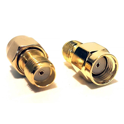 NEDIS CSGP02111GD Adaptors SMA reverse αρσ. - SMA θηλ 2τμχ.