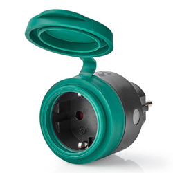 NEDIS RFPO110FBK Τηλεχειριζόμενη RF Πρίζα εξωτερικού χώρου 2300W