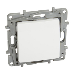 LEGRAND NILOE 764507 Μπουτόν μονό NO-NC 6A - Λευκό
