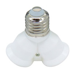 OEM NTOUI-0048 Αντάπτορας για μετατροπή από E27 σε 2 x  E27  BNA/FRH