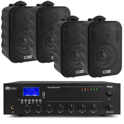 SET-PA AUDIO 54 POWER DYNAMICS Σετ 100V με ενισχυτή PPA50 50 Watt και 4x Ηχεία 3" BC30V B