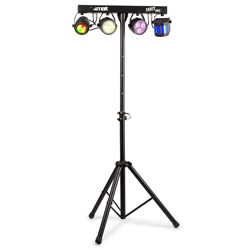 MAX LED PARTYBAR09 Set Jelly moon, Derby, Par και Strobe με Βάση και Τηλεχειριστήριο και DMX 153.006