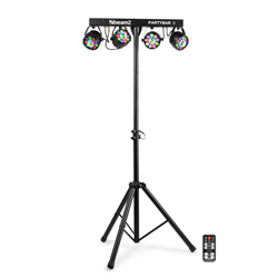 MAX LED Partybar3 4x PAR με Magic Ball με Βάση και Τηλεχειριστήριο και DMX 153.240