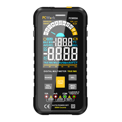 PCWork PCW03A Ψηφιακό Πολύμετρο με True RMS, NCV και Αυτόματη κλίμακα