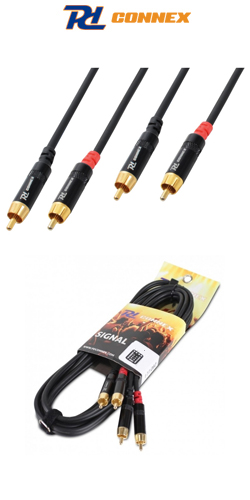 PD Connex CX94-12 Ποιοτικό Καλώδιο 2 x RCA αρσενικά σε 2 x RCA αρσενικά 12m 177.098