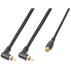 PD Connex CX142 Ποιοτικό Καλώδιο (Y) 2 x RCA αρσενικά σε 1 x RCA θηλυκό 0.3m 177.120