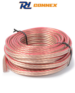 PD Connex RX32 Ποιοτικό Καλώδιο Ηχείων διάφανο 2x1.50 mm μήκους 10μ 802.770 