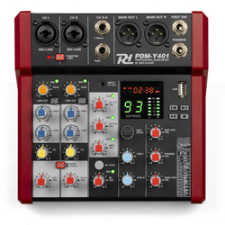 POWER DYNAMICS PDM-Y401 Κονσόλα Ήχου 4 Καναλιών 99 DSP Effects / USB/ MP3/ Bluetooth 172.653