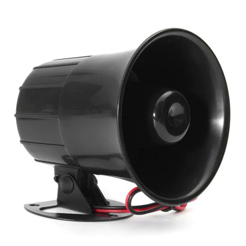 PS-626S Σειρήνα Πλαστική 12VDC 15 Watt 115dB/m Φ100mm