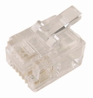 Φις Γραμμής Τηλεφώνου RJ11 connector 4 pin (YH6-604)