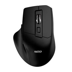 NOD SAGA Wireless Ασύρματο οπτικό Ποντίκι USB 1600 dpi σε Μαύρο 