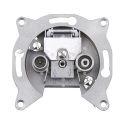 SB2-4/4 Πρίζα κεραίας (επίγειας) τερματική & διελεύσεως, χωνευτή 