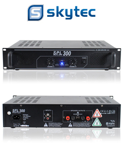 SKYTEC SPL-300 Τελικός Ημιεπαγγελματικός Ενισχυτής 2x100 Watt MAX @ 8 Ohm 178.785
