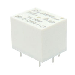 SRD-S-124D2-F-C1 G/SAN Μινι Ρελέ Πλακέτας Subminiature 24V DC 1 Επαφής 250VAC 10A (1C/O)  