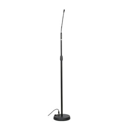 STANDSTEEL ST-MC1480 Ρυθμιζόμενη Βάση Μικροφώνου Ορθοστάτης με καλώδιο και είσοδο XLR (canon) - Μαύρο Χρώμα