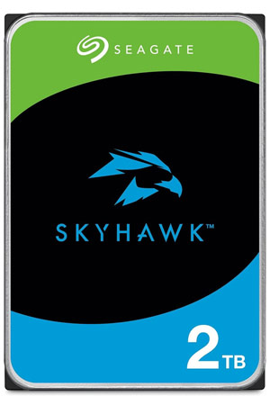 SEAGATE SkyHawk 2TB Εσωτερικός Σκληρός Δίσκος 3.5'', SATA 6Gb/s, 256MB Cache, ST2000VX017