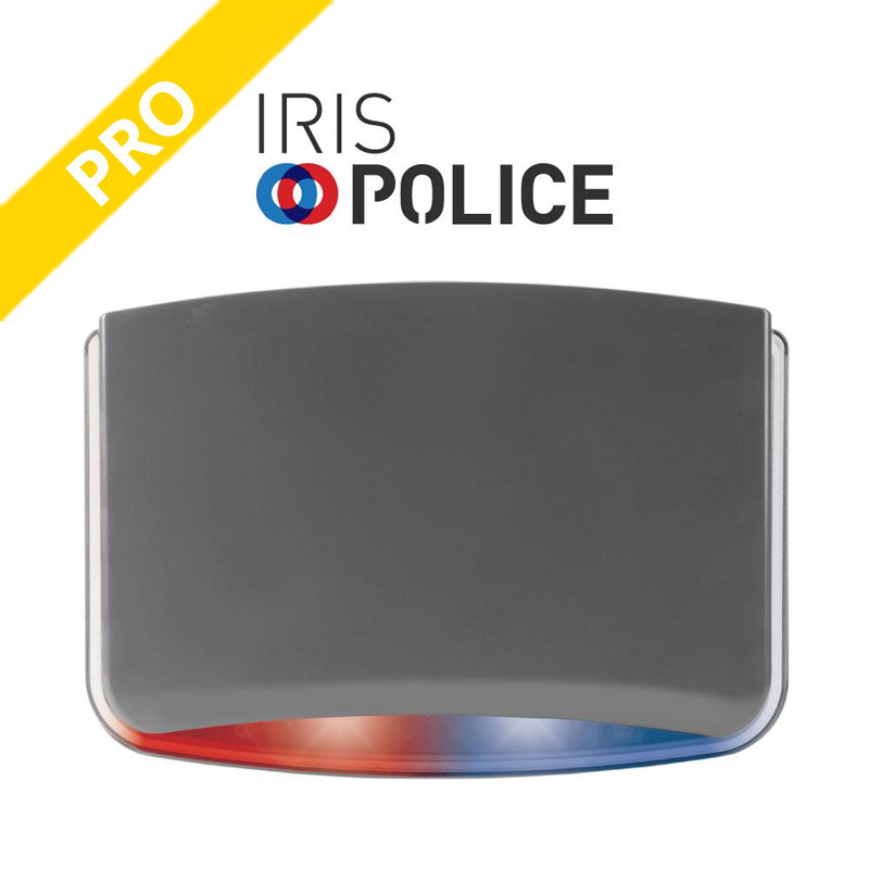 SIGMA IRIS POLICE (Gray) Αυτόνομη σειρήνα συναγερμού GRADE 3 με εναλλασσόμενο LED (Red-Blue) και ήχο περιπολικού