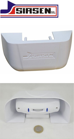 OUTGATE/H White - Οριζόντιο Κάλυμμα Προστασίας για τον ανιχνευτή Outgate, σε Λευκό χρώμα