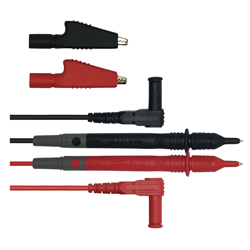 MASTECH T3060A + 3109B Σετ ακροδέκτες πολυμέτρου 132mm + Κροκοδειλάκια 55mm