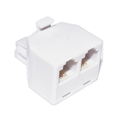 OEM TA-1013W Τηλεφωνικό Ταφ 1 Αρσ - 2 Θυλ RJ11 6x4