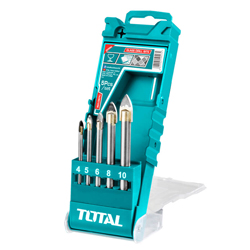 TOTAL TACSD7256 Σετ Τρυπάνια Γυαλιού 5τμχ.