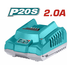 TOTAL TFCLI2001E Ταχυφορτιστής για Μπαταρία Λιθίου 20V P20S SHARE+ 