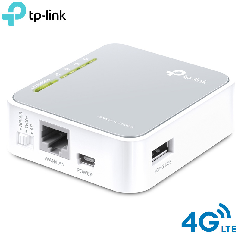 TP-LINK TL-MR3020 Φορητό 3G/4G Wireless N Router v3.20