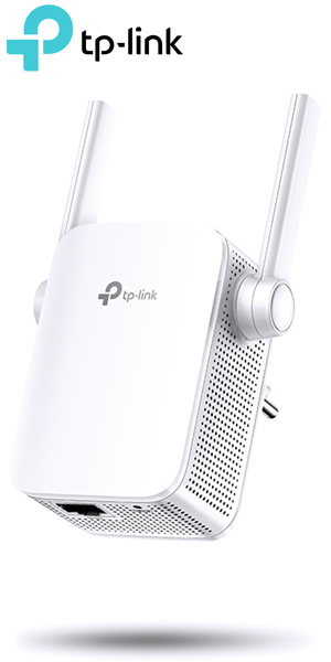 TP-LINK TL-WA855RE v5.0 WiFi Range Extender 300Mbps με Εξωτερικές Κεραίες