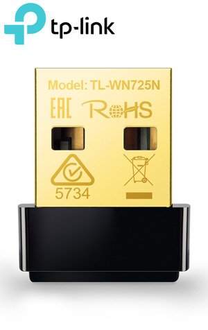 TP-LINK TL-WN725N v3.0 150Mbps Ασύρματο Wi-Fi USB Adapter, Nano Size