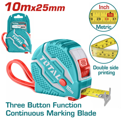 TOTAL TMT126101 Μετροταινία 10m x 25mm