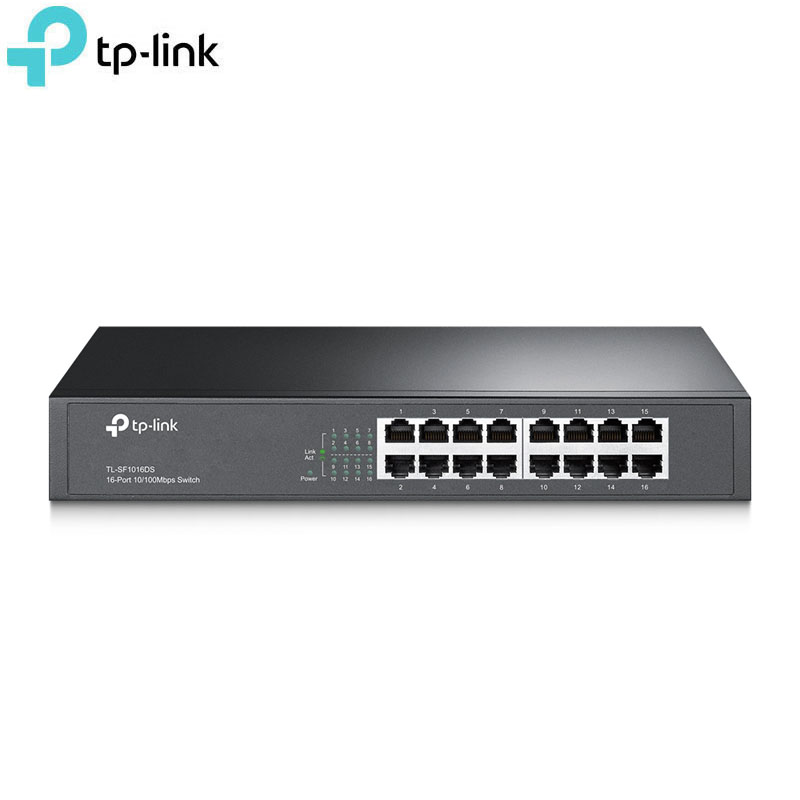 TP-LINK TL-SF1016DS Unmanaged Switch 16 Θυρών (10/100 Mbps) Desktop/Rackmount