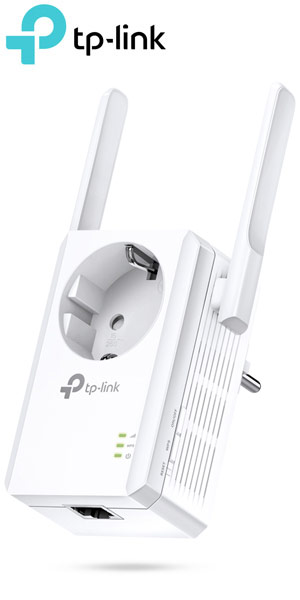 TP-LINK TL-WA860RE v6.0 AC300 WiFi Range Extender 2.4GHz με Ενσωματωμένη Πρίζα κ θύρα Ethernet