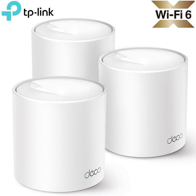 TP-Link Deco X10 (3-pack) v1.0 AX1500 Mesh WiFi 6 System | Whole Home  