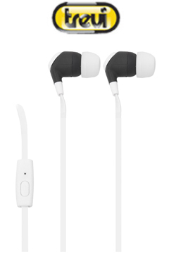 TREVI HMP 687 M-WB Ενσύρματα Ακουστικά με μικρόφωνο Handsfree σε Λευκό-Μαύρο