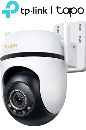 TP-Link Tapo C530WS Ασύρματη Αδιάβροχη WiFi IP Ρομποτική PT Κάμερα 5MP, 3K, Full-Color Starlight Night Vision, Mic/Speaker, microSD